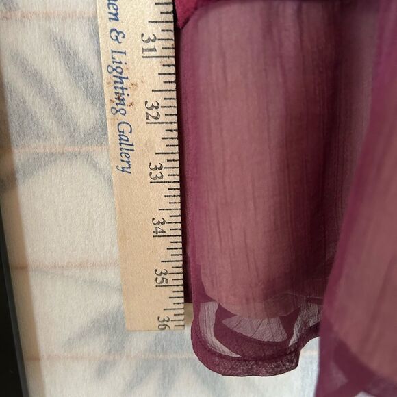 New Anthropologie Foxiedox Dante Velvet & Gauze Sheer Halter Dress - Picture 8 of 15